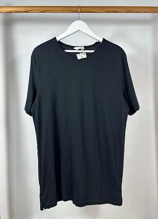 Reserved total black cotton нова футболка розмір м