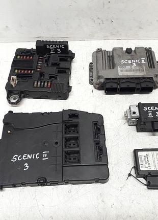 Блок управління двигуном ебу renault scenic 2 ii 03-1.9 dci immo starter kit driver 8200391966