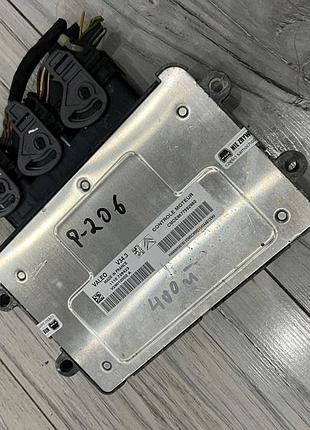 Блок управления двигателем эбу v34.3 peugeot 206 9677592980