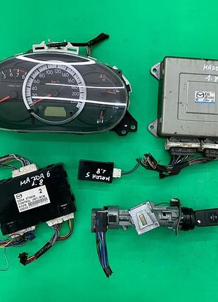 Блок управления двигателем эбу immo start kit mazda 5 v i cr 05-1.8b 16v l82318881b
