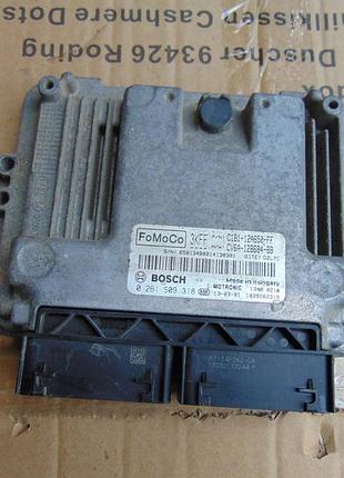 Блок управління двигуном ебу ford fiesta mk7 1.0 eco c1b1-12a650-ff