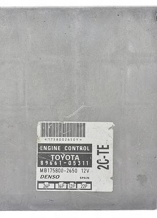 Блок управления двигателем эбу avensis 2.0 89661-05311 mb175800-2650