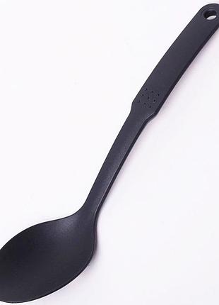Ku ложка кухарська kamille universal fit нейлонова 30см для антипригарного посуду кухонний інструмент uni2l_k
