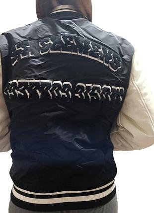 Бомбер zara dnwr embroidered patchwork 3