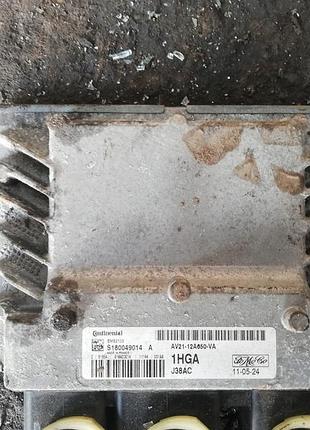 Блок управления двигателем эбу ford fiesta mk7 av21-12a650-va 1.4