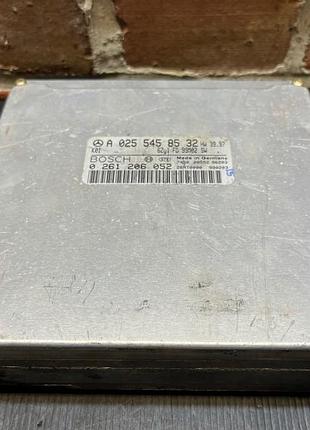 Блок управления двигателем эбу mercedes-benz 0261206052 a0255458532