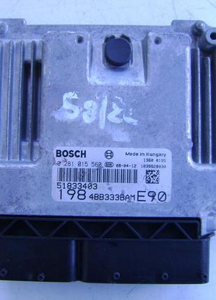 Блок управління двигуном ебу 0281015560 51833403 fiat bravo