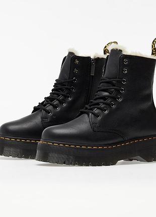 Dr. martens jadon fl жіночі зимові черевики, шкіряні