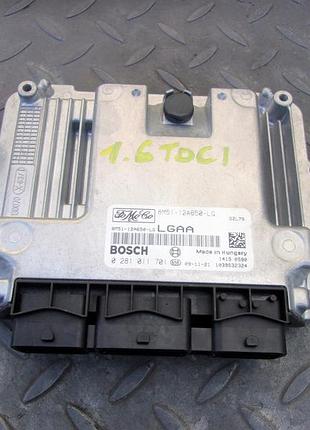 Блок управления двигателем эбу ford focus 8m51-12a650-lg 0281011701
