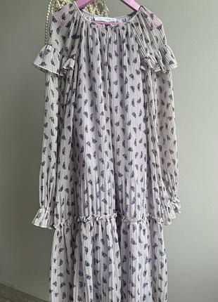 Сукня з довгим рукавом шифон zara 11 років
