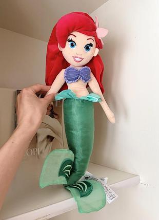 Мягкая игрушка кукла русалочка ариель disney