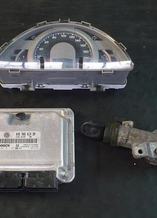 Блок управління двигуном ебу volkswagen fox 1.4 045906019bn 0281011721 edc15-26 dop