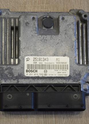 Блок управления двигателем эбу chevrolet 25181343