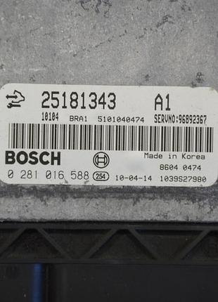Блок управления двигателем эбу chevrolet 25181343 2