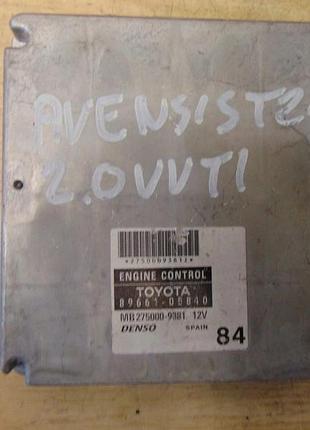 Блок управления двигателем эбу двигунний toyota avensis|t-25 avensis t25 1.6 vvti 89661-05840 mb275000-9382