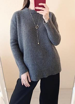 Теплый кашемировый свитер zara 4