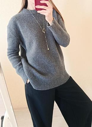 Теплый кашемировый свитер zara 5