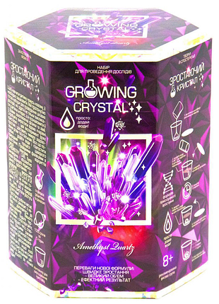 Игровой набор для выращивания кристаллов grk-01 growing crystal аметист