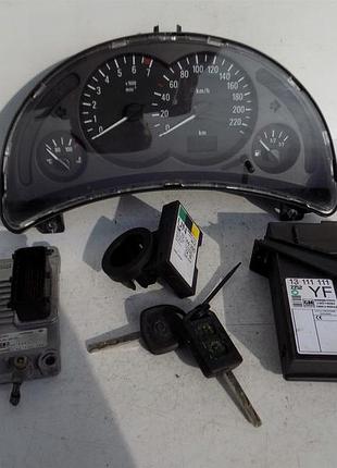 Блок управління двигуном ебу ний комплект запуску opel corsa c 1.2 16v 0261208670 55354330