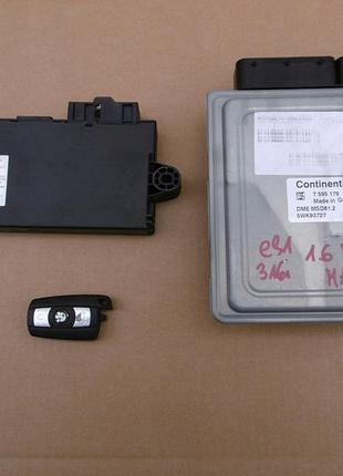 Блок управления двигателем эбу bmw e90 e91 e92 1.6 n43 n43b16 чол. msd81.2 7595179