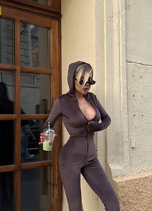 Комбінезон велюровий