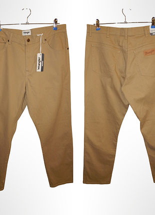Джинси wrangler texas 821 straight кольору верблюжої шерсті. size w36 l32