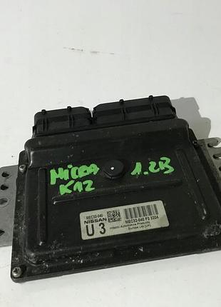 Блок управления двигателем эбу micra k12 1.2b 3d mec32-040 f3 bbbb0000009
