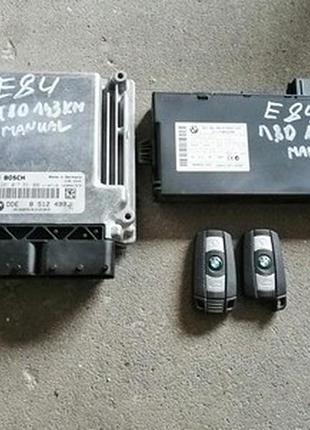 Блок управления двигателем эбу bmw x1 e84 1.8d 143km cas ключ