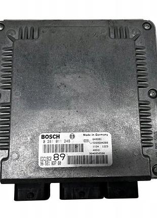 Блок управления двигателем эбу двигуна peugeot 607 9645987180