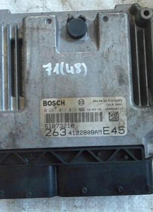 Блок управления двигателем эбу doblo ii 1.6 jtdm 0281017012 51873210
