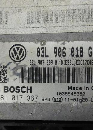 Блок управления двигателем эбу scirocco golf vi leon ii 2.0 tdi cfh 03l906018gf 4