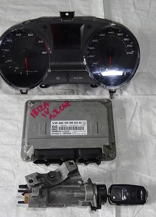 Блок управления двигателем эбу лічильник а seat ibiza iv 4 6j 1.2 12v 03e906023aa