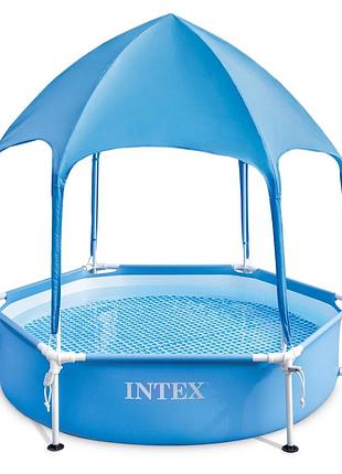 Intex 28209 (диаметр 183 x высота 38см) каркасный бассейн steel pro frame pool
