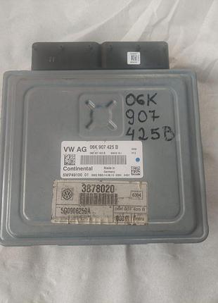 Блок управления двигателем эбу 06k907425b, 5wp49101 01, vag