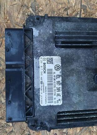 Блок управления двигателем эбу 03l907309ae volkswagen 2.0 tdi