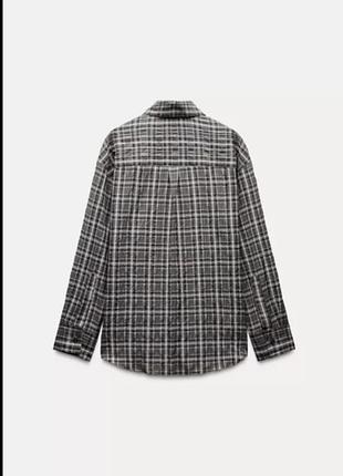 Сорочка в клітинку zara 4