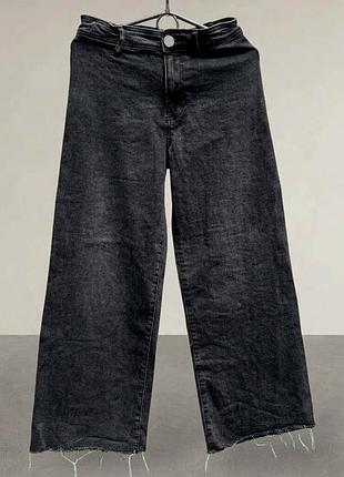 Джинсы кюлоты wide leg zara на 12-14 лет, на рост 152-164 см.