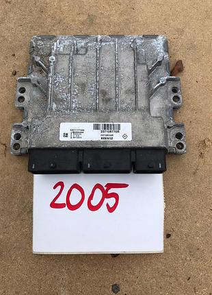 Блок управления двигателем эбу renault 237108770r