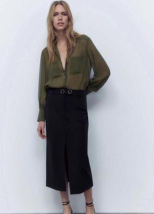 Сорочка блуза zara 2