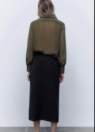 Сорочка блуза zara 5