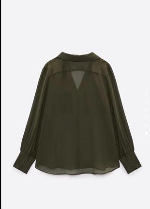 Сорочка блуза zara 8