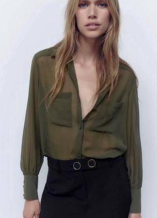 Сорочка блуза zara