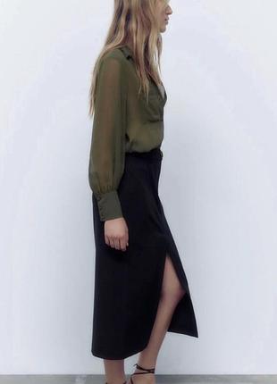 Сорочка блуза zara 3