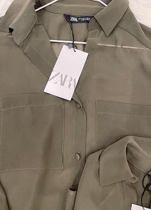 Сорочка блуза zara 7