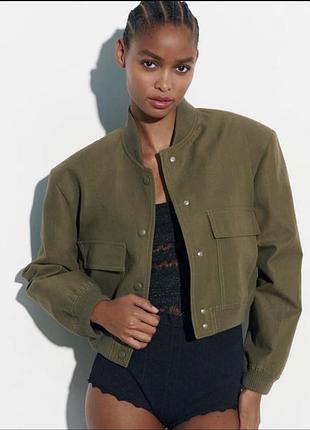 Куртка бомпер zara 2