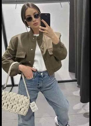 Куртка бомпер zara 5