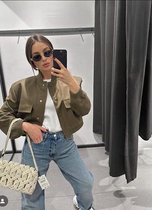 Куртка бомпер zara 6