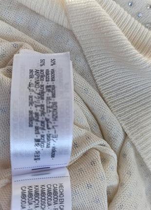 Кофта, кофточка в камінчики zara 5