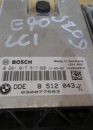 Блок управління двигуном ебу 8512043 bmw e90 e91 2.0d 08/13 рік 2