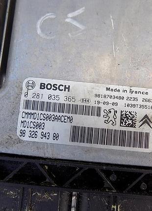 Блок управления двигателем эбу citroen 9832694380 2